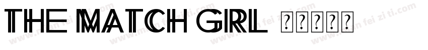 the match girl字体转换
